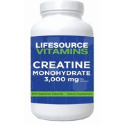 Creatine Monohydrate 3,000 mg – Muscle & Performance Support – 200 Veg Capsules