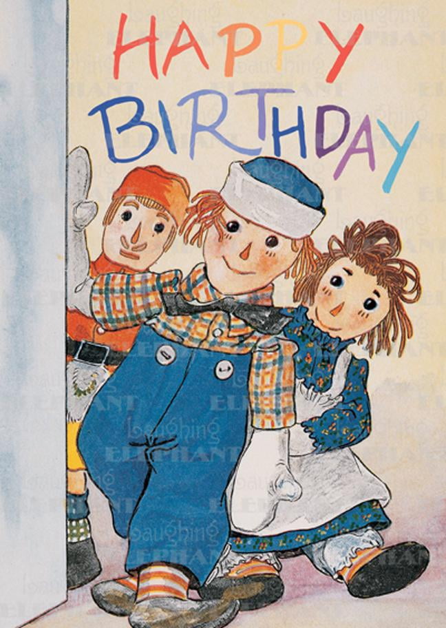 Birthday Raggedy Ann Andy Birthday Greeting Card Other