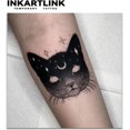 thumbnail image 2 of WWS-Tattoo Tech, 3 Sheets Small Semi Permanent Tattoo, Adult Art Design Temporary Tattoos, Lasts 1-2 Weeks, Waterproof, Realistic Look, No Adhesive, No Reflection (Moonlight Kitty), 2 of 4