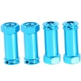 thumbnail image 4 of 8X Aluminio 12mm Hex Hub 24mm Adaptador de Extensión Espaciador de Rueda Ampliador para 1/18 A959 Piezas de Actualización Fit A949 A969 A979 RC Car,Azul, 4 of 5