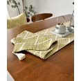 thumbnail image 5 of Nvzi Triangle Tassel Table Runner Green Wave Nordic Jacquard Geometric Table Flag Tassel Fashion Tea Flag Meal Flag Long Strip Polyester Cotton Tablecloth,Yellow 11.81*55inch, 5 of 5
