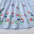 thumbnail image 3 of ATAIKU 2-7T Toddler and Little Girls Cotton Polo Casual Dress Flowers Print Short Sleeve Dresses, 3 of 5