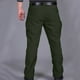 thumbnail image 5 of Pantalones largos para hombre, con botones, cremallera, informales, multibolsillos, deportivos, gruesos, 5 of 5