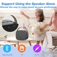 thumbnail image 4 of Máquina de karaoke MEGUO Mini Funny Toys con altavoz Bluetooth, 4 of 7