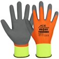 thumbnail image 1 of Guantes de trabajo impermeables recubiertos de látex para máxima protección, talla 08/M, 1 of 8