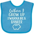 thumbnail image 3 of Inktastic Banker Future Job Boys or Girls Baby Bib, 3 of 4