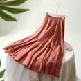 thumbnail image 4 of Nlife Women's Bohemian High Waist Flowy Double Layer Maxi Skirt, 4 of 9