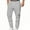 Gray-Athletic-Men, variant on Zedker Mens Sweatpants Solid Color Drawstring Elastic Waist Ankle-banded Jogger Trousers Daily Clothes with Pockets Black L