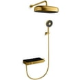 thumbnail image 3 of Kohler 26307-2MB 19 in. Statement Wall-Mount Single-Function Rainhead Arm & Flange - Vibrant Brushed Moderne Brass, 3 of 3