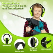 Kids Ear Protection 2 Pack, Noise Cancelling Ear Muffs Sound Blocking Over Ear Headphones, Foldable Hearing Protection Ear Muffs