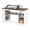 White, variant on JOIVI 55.1" Drafting Table with Storage Cabinet & Drawers, Adjustable Craft Table with Power Outlet & Tiltable Tabletop, Art Desk for Artists, Painters, Drawing, Crafting, Black