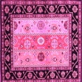 thumbnail image 1 of Ahgly Company Indoor Square Abstract Pink Contemporary Area Rugs, 8' Square, 1 of 4