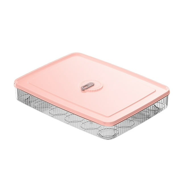 Unité de Rangement pour Cuisine – Plateau à Œufs Empilable Durable avec Couvercle, Support à Œufs pour Réfrigérateur, Étagères de Qualité Alimentaire pour Présentation et Fraîcheur des Œufs