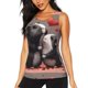 thumbnail image 1 of Fotbe Heart Guinea Pig Couple Blusas Sin Mangas para Mujer – Estilo Casual, Corte Suelto, Slim-Fit, Cuello Redondo Deportivo, Tops de Verano para Gimnasio y Yoga-Small, 1 of 7