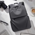 thumbnail image 3 of Minimalist Laptop Backpack with Logo-Free Design, Waterproof Travel Bag for Business School, Large Capacity Organizer with Hidden Pockets, Adjustable Shoulder Straps for Comfort, 3 of 6