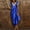 Blue, variant on Womens Short Sleeve V Neck Homewear Pajamas Long Dress Nightgowns Sleepwear