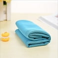 thumbnail image 4 of 8 Pcs Serviette Rafraîchissante Serviette Glacée pour le Cou Serviette Fraîche en Microfibre Serviette Douce et Fraîche pour Yoga Gym Course Entraînement Mise en Forme, 4 of 8