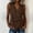 Coffee, variant on Women's Wrap V Neck Sleeveless Vest Asymmetric Hem Button Detail Cotton Linen Casual Outerwear Loose Fit Layering Tops for Work Brown L