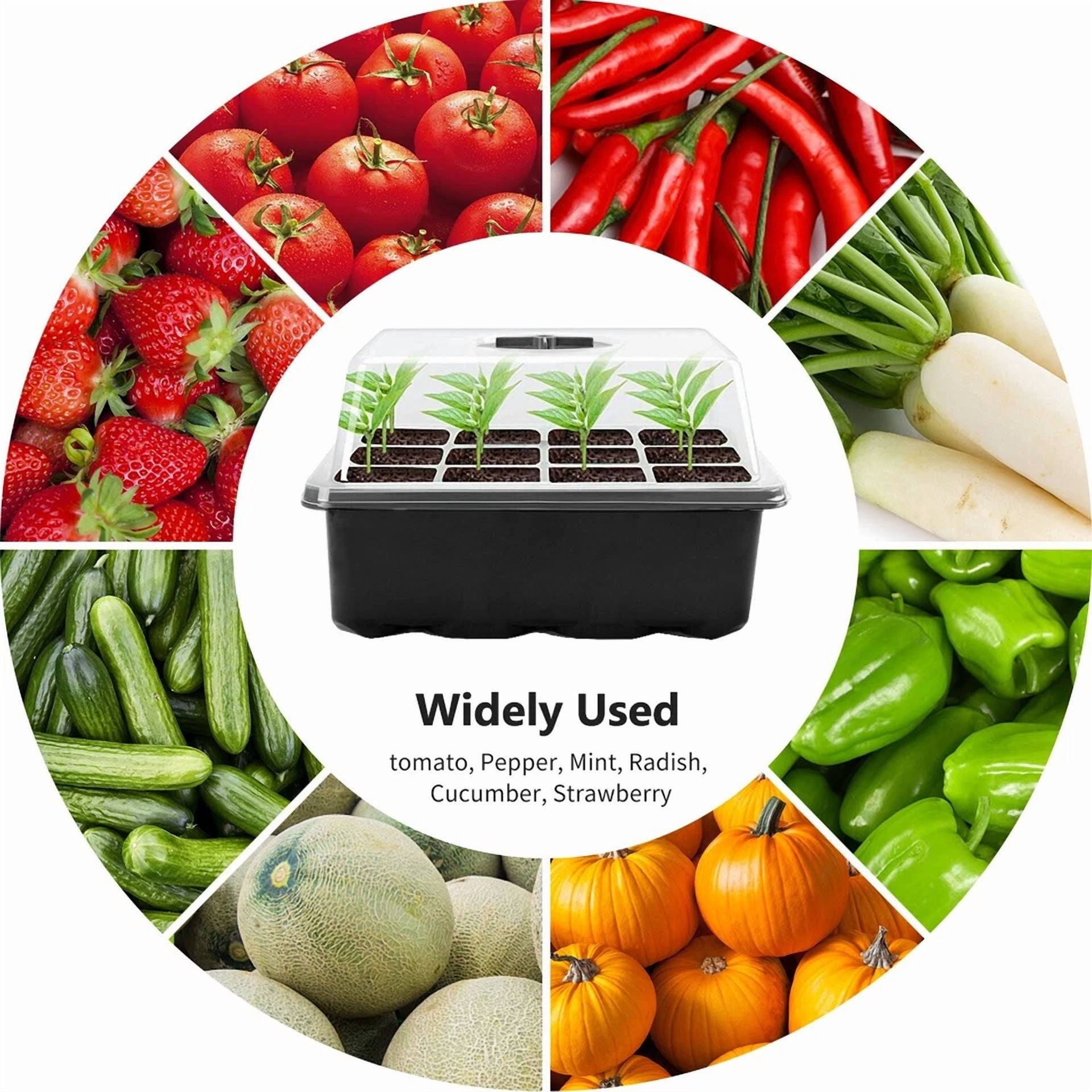CIRCLE- Seed Tray Reusable Starter Cloning Propagation Germination Dome Plant Grow Kit