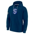 thumbnail image 2 of Men's Fanatics Deep Sea Blue Seattle Kraken Elements Pace Pullover Hoodie, 2 of 3