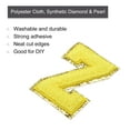 thumbnail image 3 of 4uds Chenille Letra Parches Termoadhesivos Letra Parches Amarillo Z Alfabeto Decorativo Reparación Bordados Parches para Ropa, Zapatos, Sombreros, Mochilas, 3 of 5