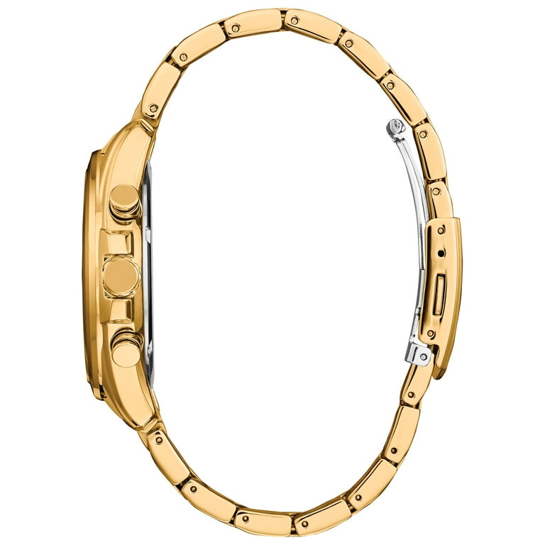 Citizen Men's Eco-Drive Gold-Tone Chronograph Watch - AT2132-53E