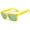 Yellow, variant on Retro Sunglasses - Matte-Yellow Frame / Mirror Lens