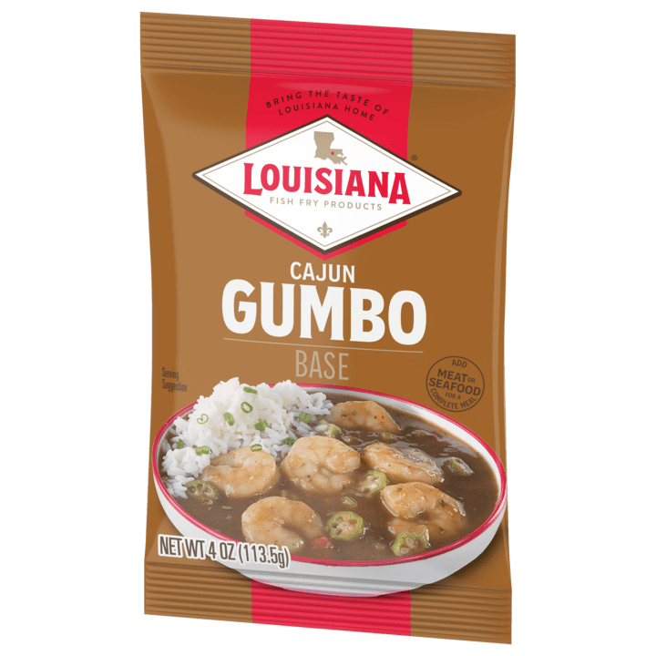 (12 pack) Louisiana Fish Fry Gumbo Base Mix, 4oz Bag