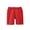 Red-shorts, variant on Aezemi Girls Bermuda Knee Length Shorts, Toddler Straight Leg Elastic Waist Casual Shorts, Kids Lightweight Soft Workout Bottoms with Pockets 3-4T