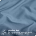 thumbnail image 4 of Bare Home Pillowcase Set - Envelope Closure - Premium 1800 Collection - Double Brushed - Ultra Soft - Queen Size, Coronet Blue, 2 Count, 4 of 6