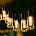 thumbnail image 3 of Windproof Waterproof Solar String Light Bulb Indoor Outdoor 2 Modes Strip Lightbulb Wedding Thanksgiving Lighting Decoration Blue 5m, 3 of 9