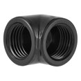 thumbnail image 4 of Fitting Adapter 90 Degree Fitting Adapter Brass Black 2 Pcs 90 Degree Fitting Adapter G1 4 Thread For Pc Water Cooling SystemFemale To Female, 4 of 8