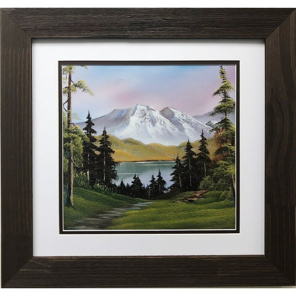 Bob Ross "Pathway in April" Happy Trees CUSTOM FRAMED ART Generic