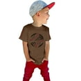 thumbnail image 5 of XXWXYD Boys And Girls Vintage Baseball Graphic Tee Distressed Print Cotton Blend Tshirt Boys Girls All-Season Comfortable Retro Style Top (8-9 Years,Brown), 5 of 7