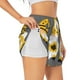 thumbnail image 1 of Balery Bee Kind Pantalones cortos deportivos para mujer con forro y dos bolsillos, elásticos, para entrenamiento, gimnasio, yoga-Medium, 1 of 7