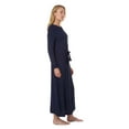 thumbnail image 4 of MeMoi Women's Front Tie Nursing Night Gown - Womens - Female, L, Navy, 4 of 8
