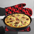 thumbnail image 7 of Gaeub Playing Cards Print Oven Mitts and Pot Holders Sets of 2,Heat Resistant Pad,Cooking Gloves, for Baking BBQ Home Decor, 7 of 7
