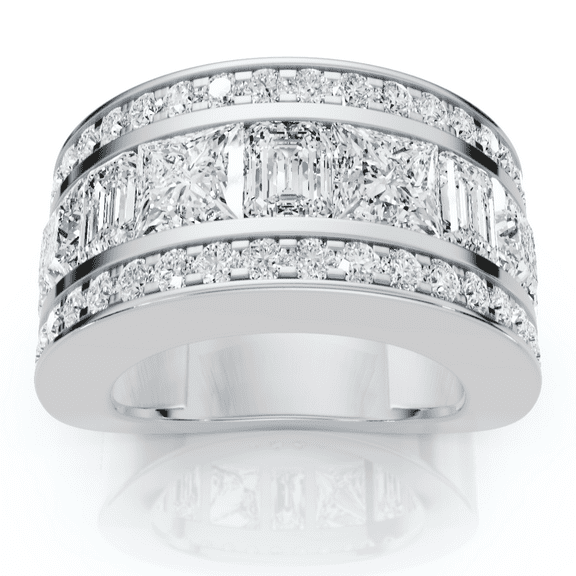 Pompeii 5 3/4ct Bold Diamond Statement Ring 14k Gold or Platinum Lab Grown (E/F,VS1-VS2)