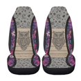 thumbnail image 5 of XYZCANDO 2 Piece Car Seat Covers for car Front Seats Car Front Seat Covers Breathable Stretchy, SUV Sedan Van Car Seat Covers Front Seats, Owl, 5 of 10