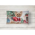 thumbnail image 4 of Carolines Treasures DAC1398PW1216 16 x 12 in. Unisex Yorkie Christmas Fabric Decorative Pillow, 4 of 4
