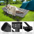 thumbnail image 4 of NAIZEA XL Folding Bed Cot with 3.3 inch 2 Sided Mattress, 75"* 28" Folding Sleeping Cot Guest Bed, Folding Camping Cots with Carry Bag, 4 of 10