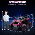 thumbnail image 2 of 24 V UTV, Camion Électrique 4RM 2 Places avec Télécommande et Réglage de Vitesse, 2 of 7