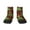 1 Black, variant on Frogs and Mushrooms Pattern Quarter Crew Socks,Toe Seamed Ankle Socks,Cotton Cushioned Breathable Athletic Crew Sports Socks