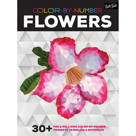 Walter Foster Creative Books-Color By Number - Flowers | Walmart Canada