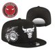 thumbnail image 1 of NBA 28 Teams Bulls Lakers Gorra Unisex Deportivas Gorras Ajustable Snapback Liso Sun Hat, 1 of 4
