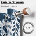 thumbnail image 2 of Outdoor Curtains for Patio Waterproof, Blue Spring Botanical Outdoor Privacy Panels Grommet, Weeping Eucalyptus Butterfly Blackout Outside Curtains for Porch/Cabana/Pergola/Gazebo 54"x108", 2 Panels, 2 of 8