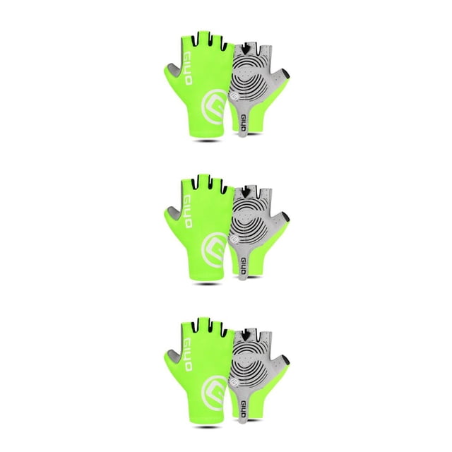 Guantes de ciclismo Sonducket medio guantes de cuero PU multicolor con pantalla táctil y almohadilla antideslizante
