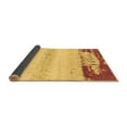 thumbnail image 2 of Ahgly Company Indoor Rectangle Abstract Brown Modern Area Rugs, 2' x 4', 2 of 4