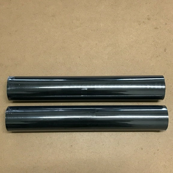 2 Roll 12" x 5Feet 12Feet Black HTV Iron On Heat Transfer Vinyl for T Shirt Bags Hats Shoes Cricut