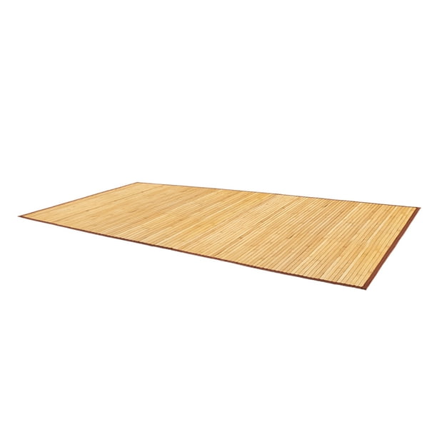 Veryke 21 X 60 Bamboo Floor Mat, Outdoor Bamboo Rug 4 X 6
